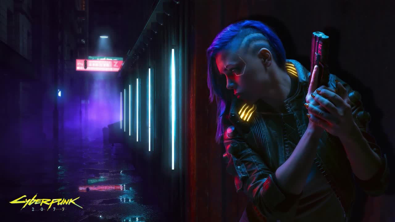 Hide And Seek Cyberpunk 2077 HD Live Wallpaper For PC
