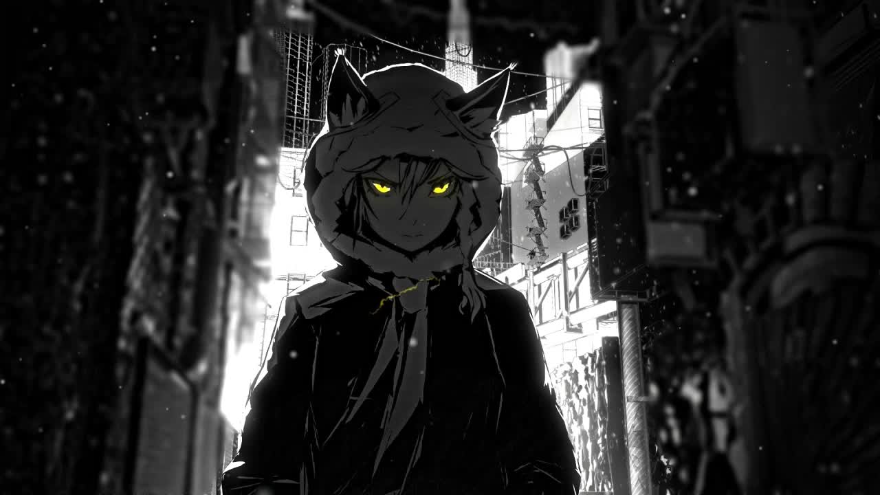 Hoodie Anime Boy In The Snow HD Live Wallpaper For PC