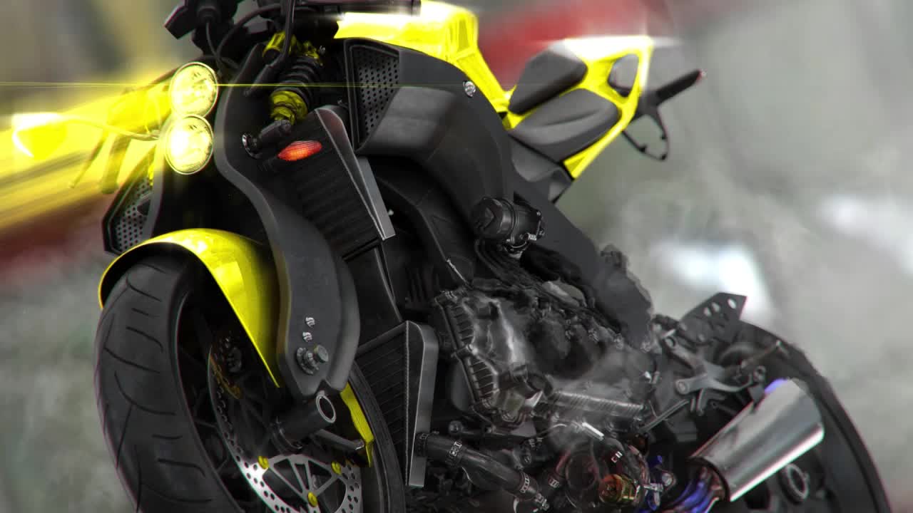 Neo Retro Motorcycle HD Live Wallpaper For PC