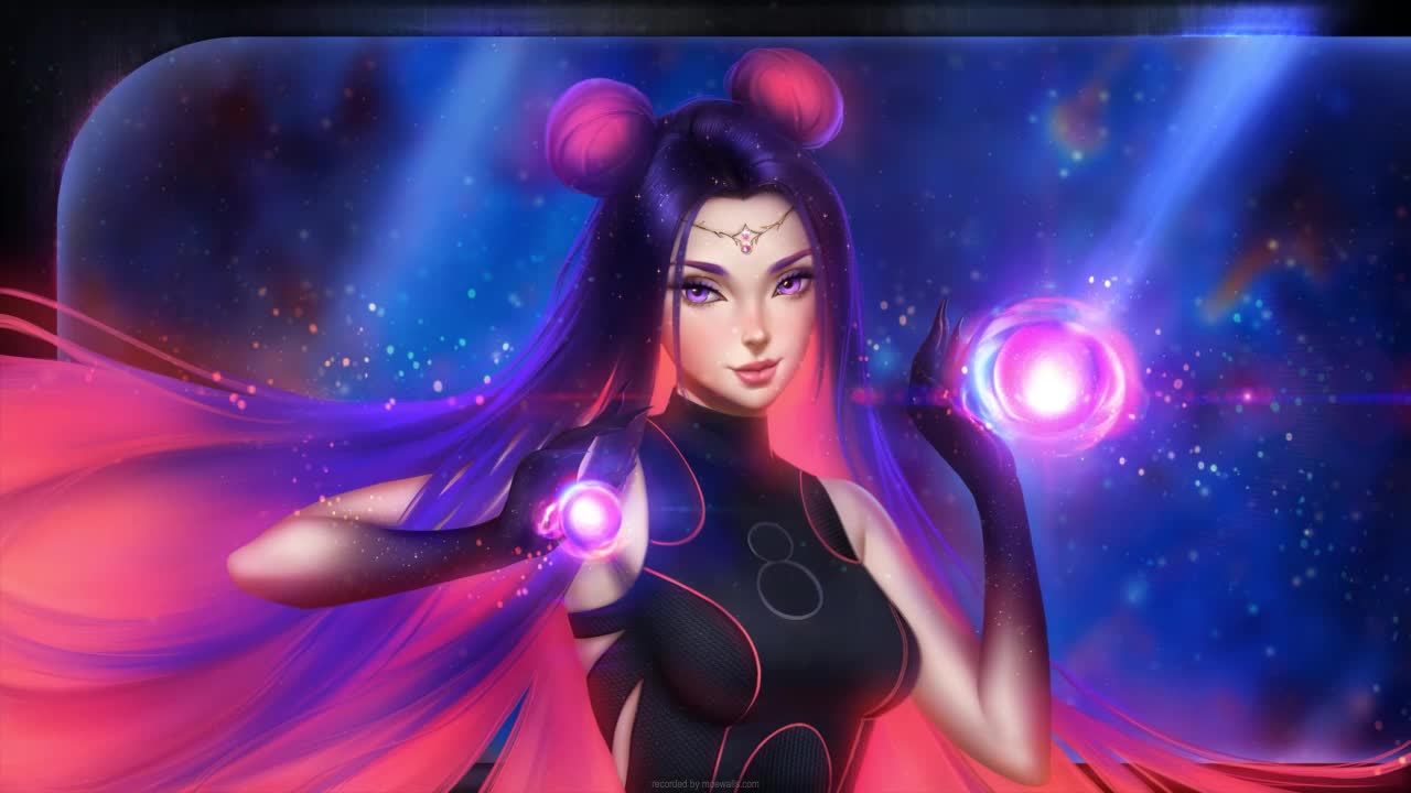 Cosmic Girl HD Live Wallpaper For PC