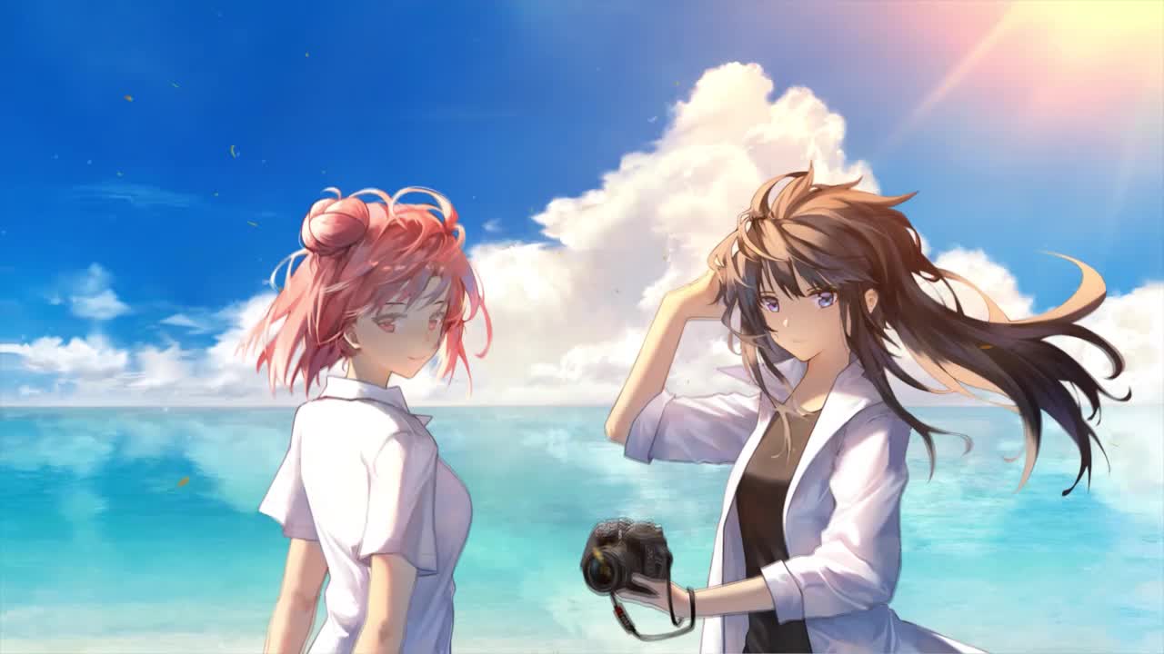 Yui And Yukino On The Beach My Teen Romantic Comedy Snafu HD Live Wallpaper For PC