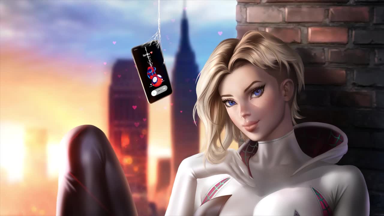 Spidey Calling Spiderman Into The Spiderverse HD Live Wallpaper For PC