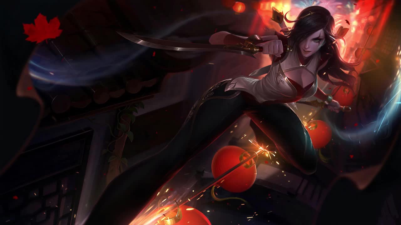Warring Kingdoms Katarina League Of Legends HD Live Wallpaper For PC