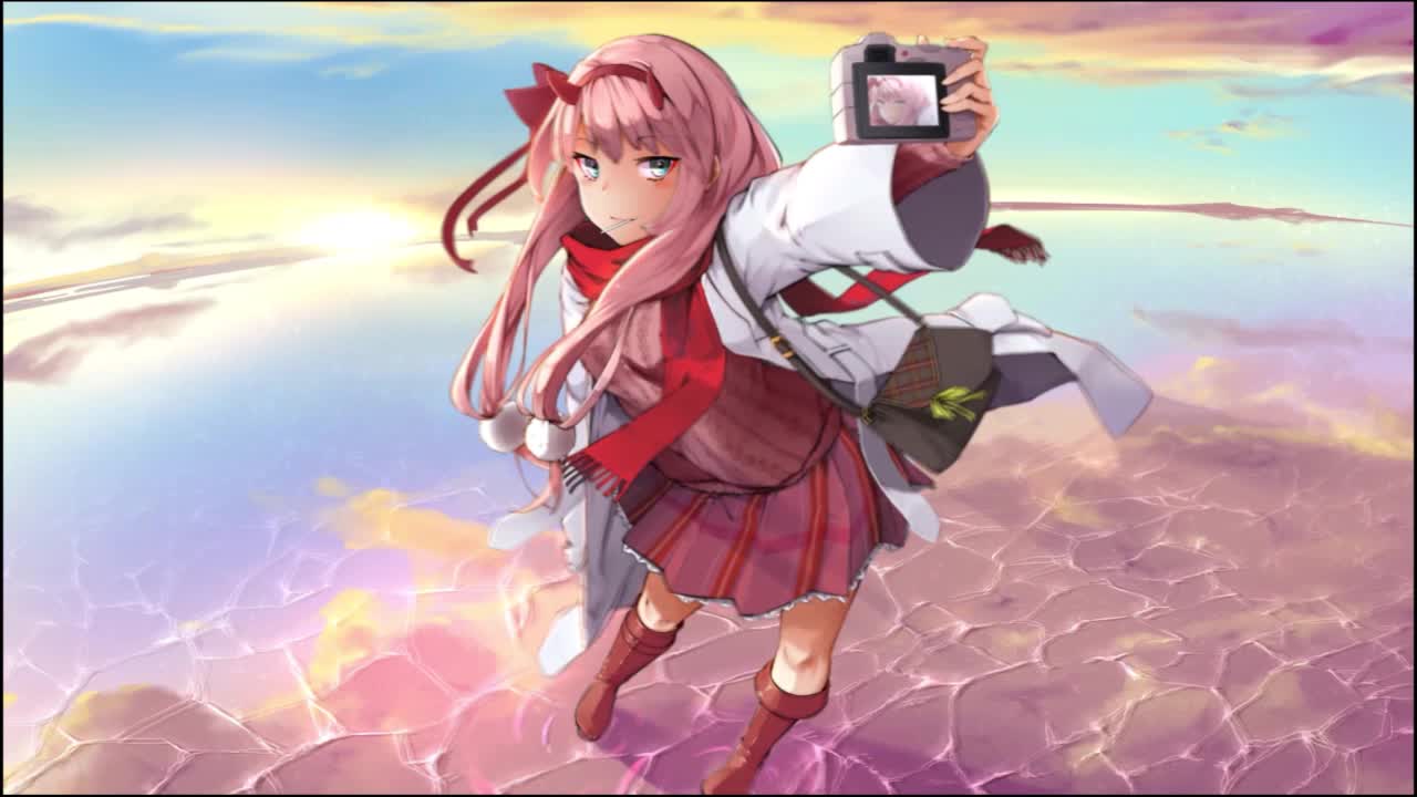 Zero Two Selfie Darling In The Franxx HD Live Wallpaper For PC