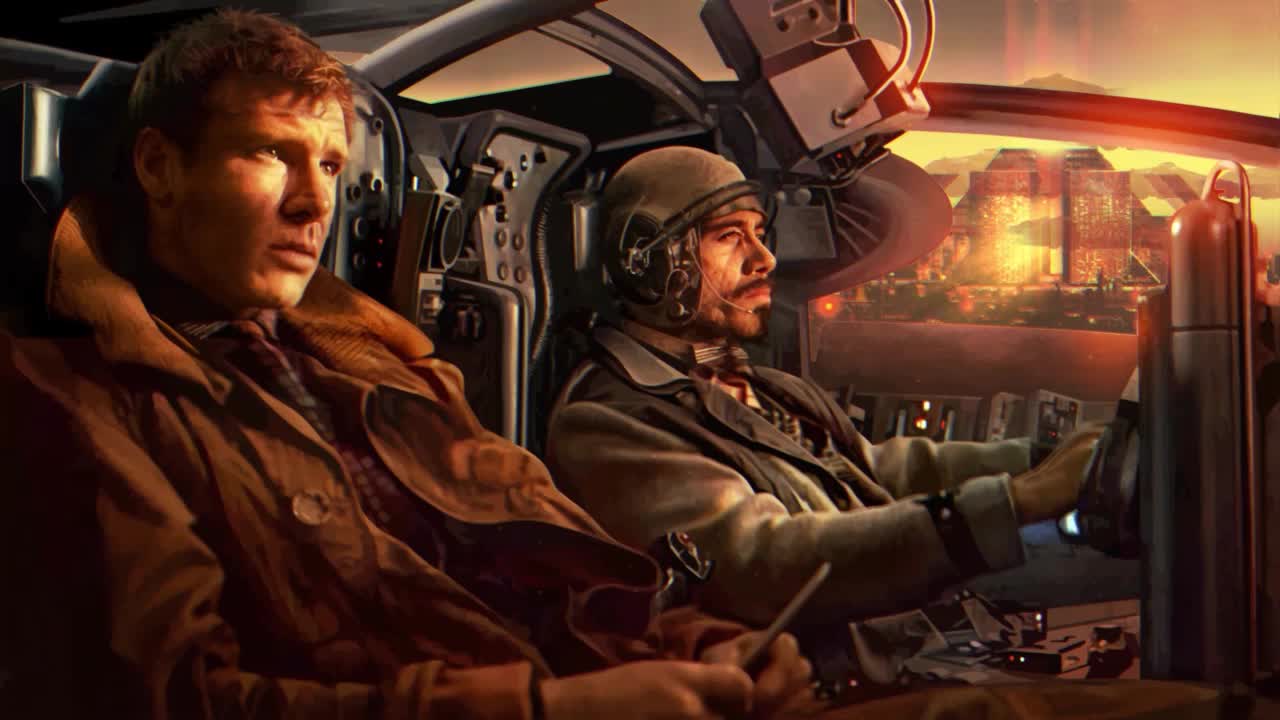 Rick Deckard And Gaff Blade Runner HD Live Wallpaper For PC