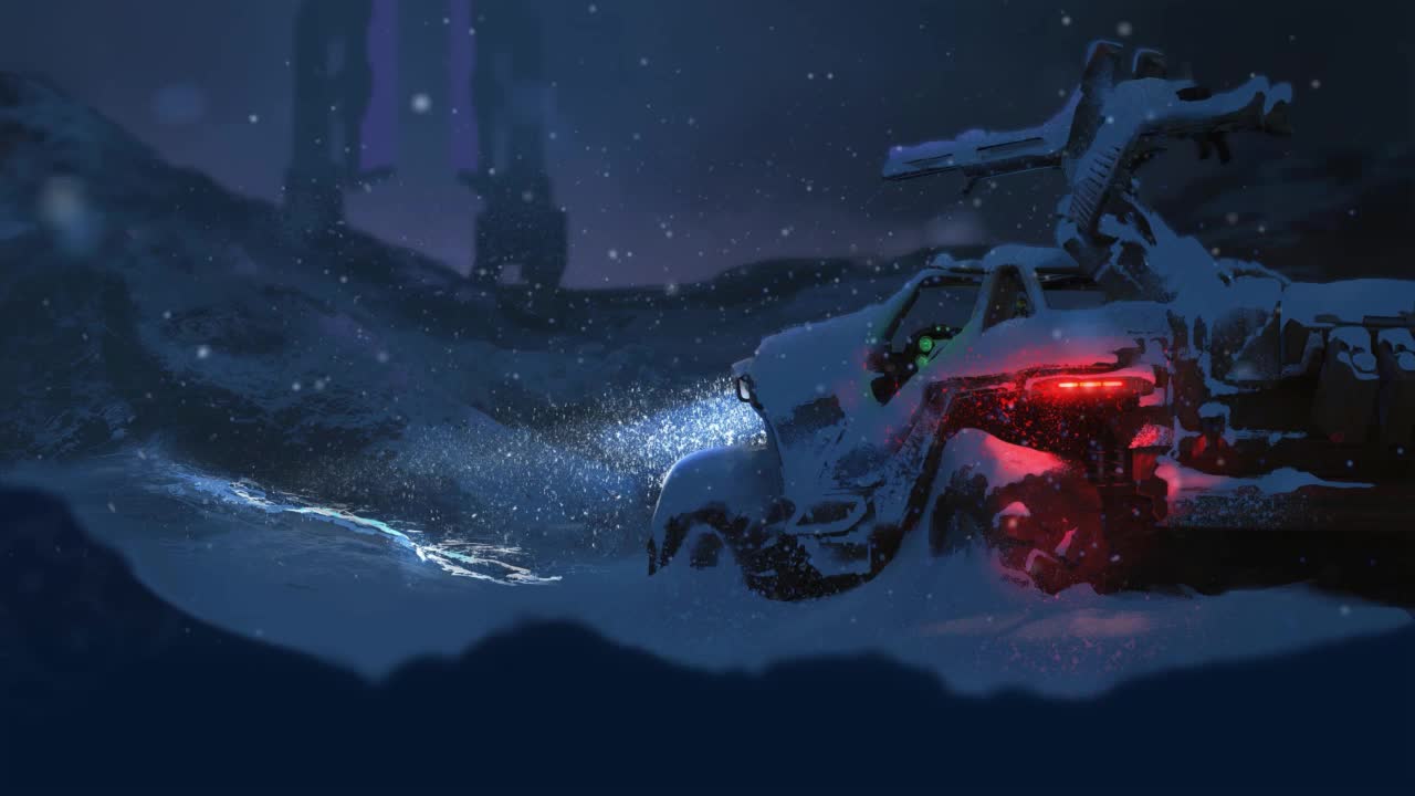 Warthog In Snow Halo The Master Chief Collection HD Live Wallpaper For PC