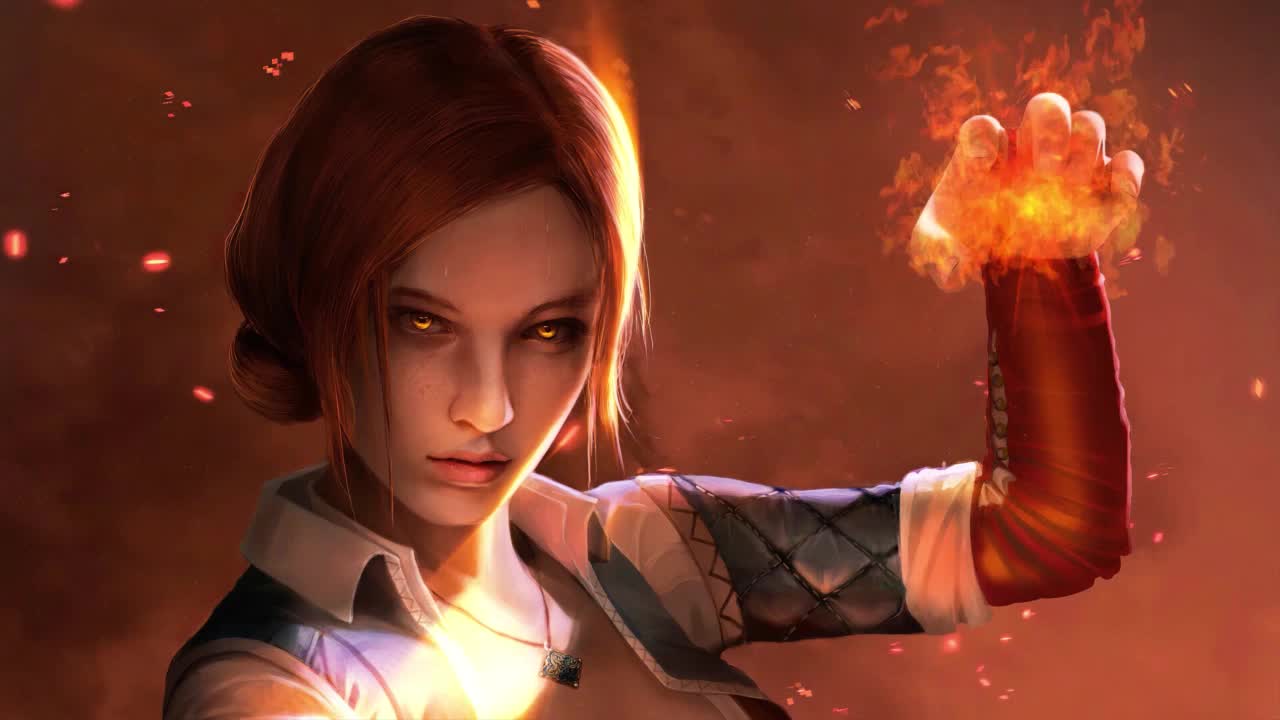 Triss Merigold The Witcher 3 Wild Hunt HD Live Wallpaper For PC