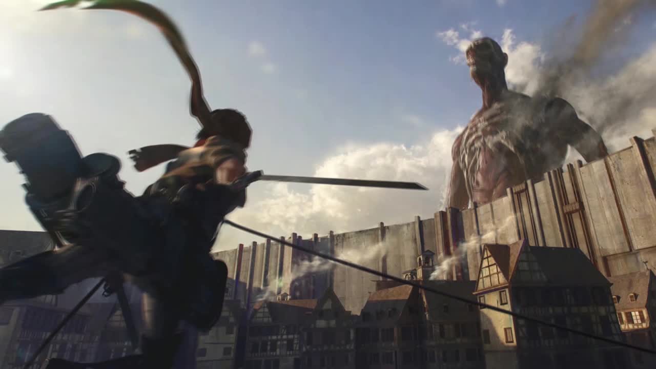 Mikasa Vs Colossal Titan Attack On Titan HD Live Wallpaper For PC