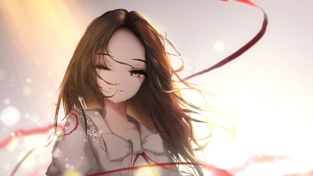 Beautiful Anime Girl In Sunlight HD Live Wallpaper For PC