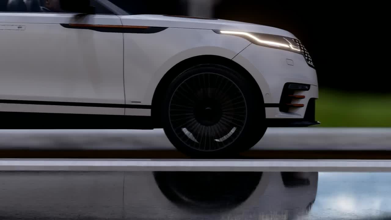 Stock Video 3d animation of a luxury white vehicle PC Live Wallpaper