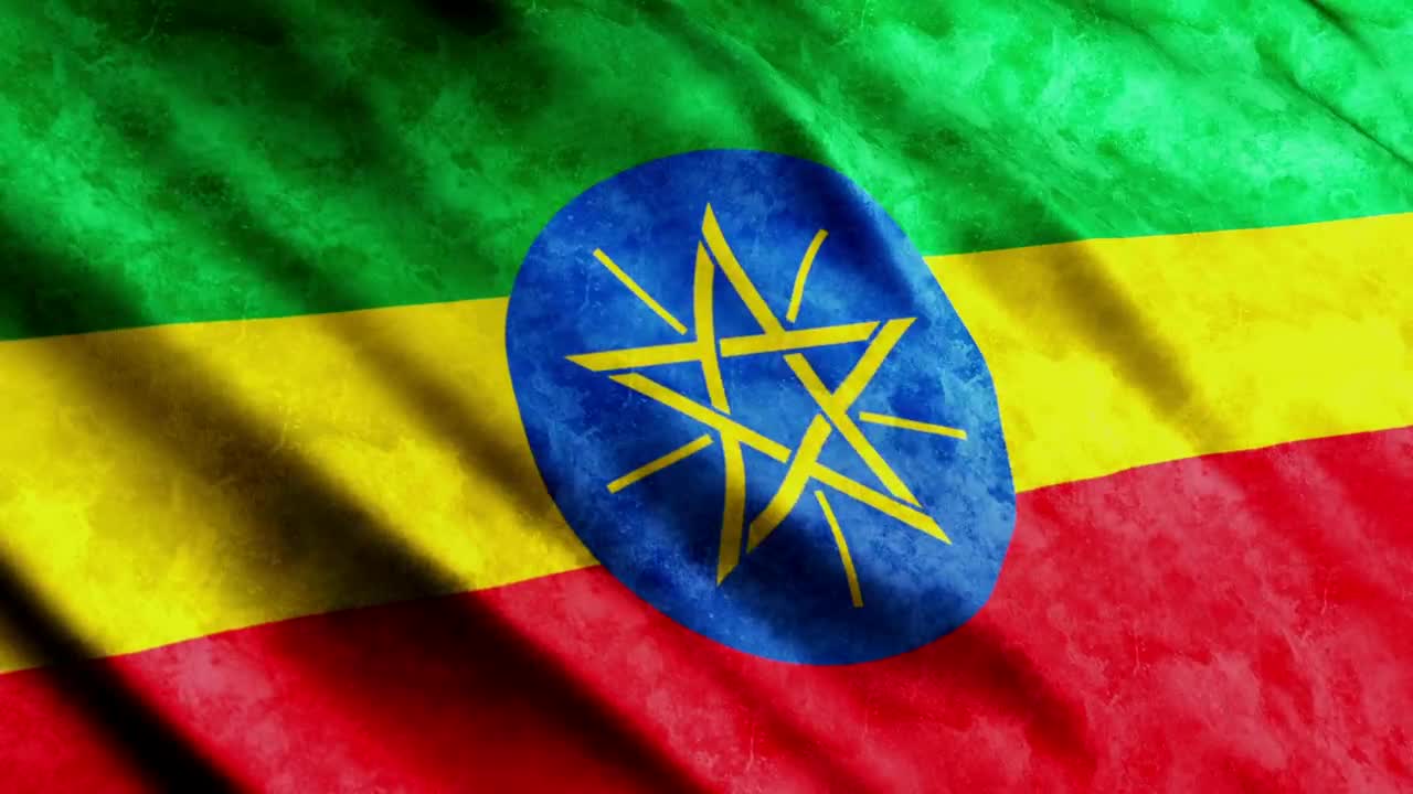 Stock Video 3d flag of ethiopia country PC Live Wallpaper