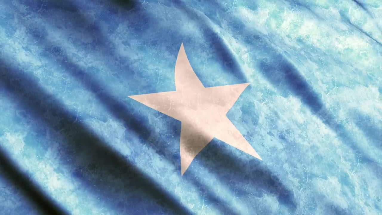 Stock Video 3d flag of the african country of somalia PC Live Wallpaper