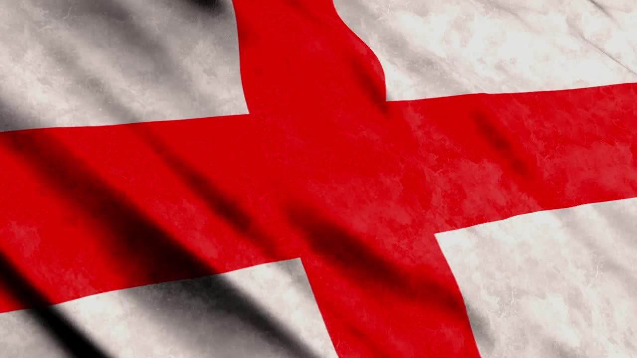 Stock Video 3d render of a flag from england while waving PC Live Wallpaper