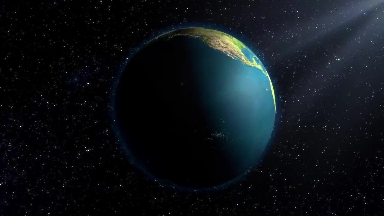 Stock Video 3d rendering of planet earth rotating in space PC Live Wallpaper