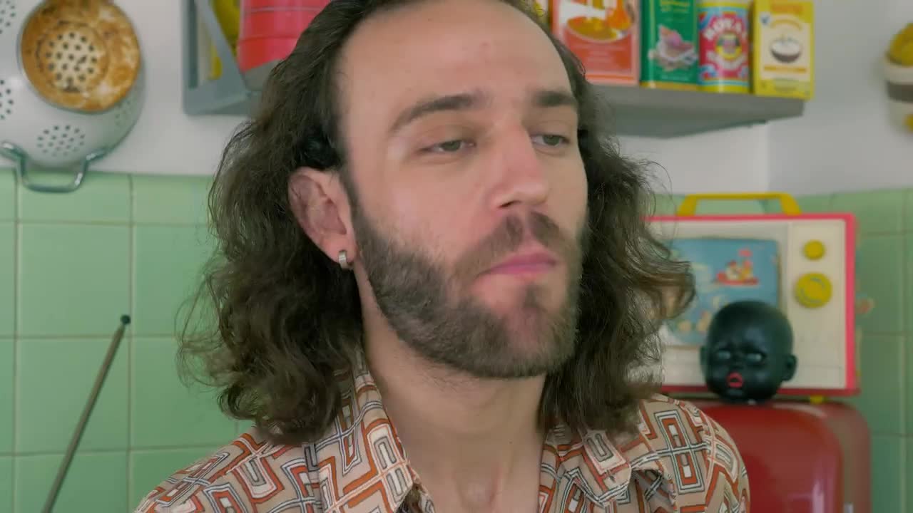 Stock Video 80s man dancing to radio music PC Live Wallpaper