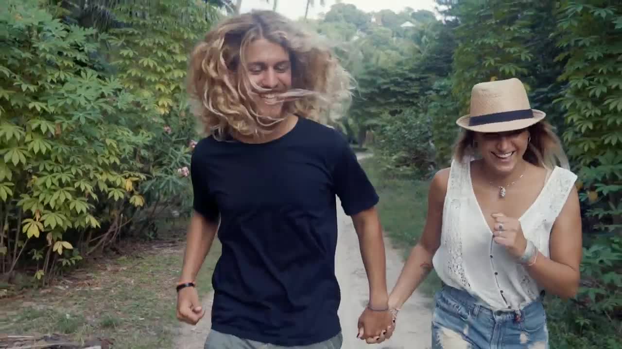 Stock Video A Boy And A Girl Running Through Nature Live Wallpaper for PC