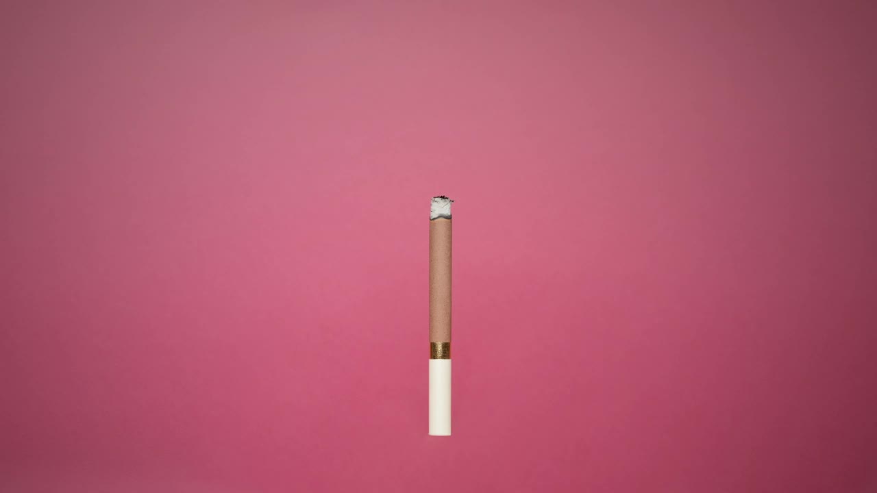 Stock Video A Cigarette Is Consumed Live Wallpaper for PC