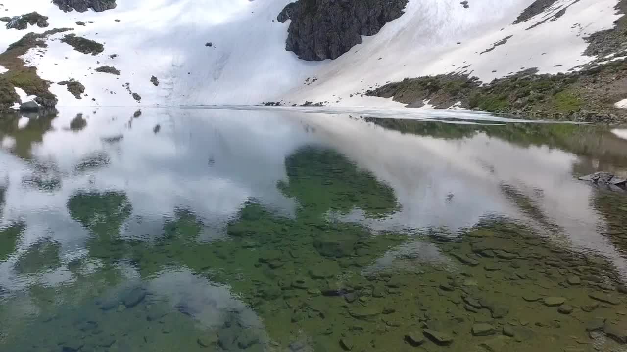 Stock Video A Clear Water Lake In The Mountain Live Wallpaper for PC