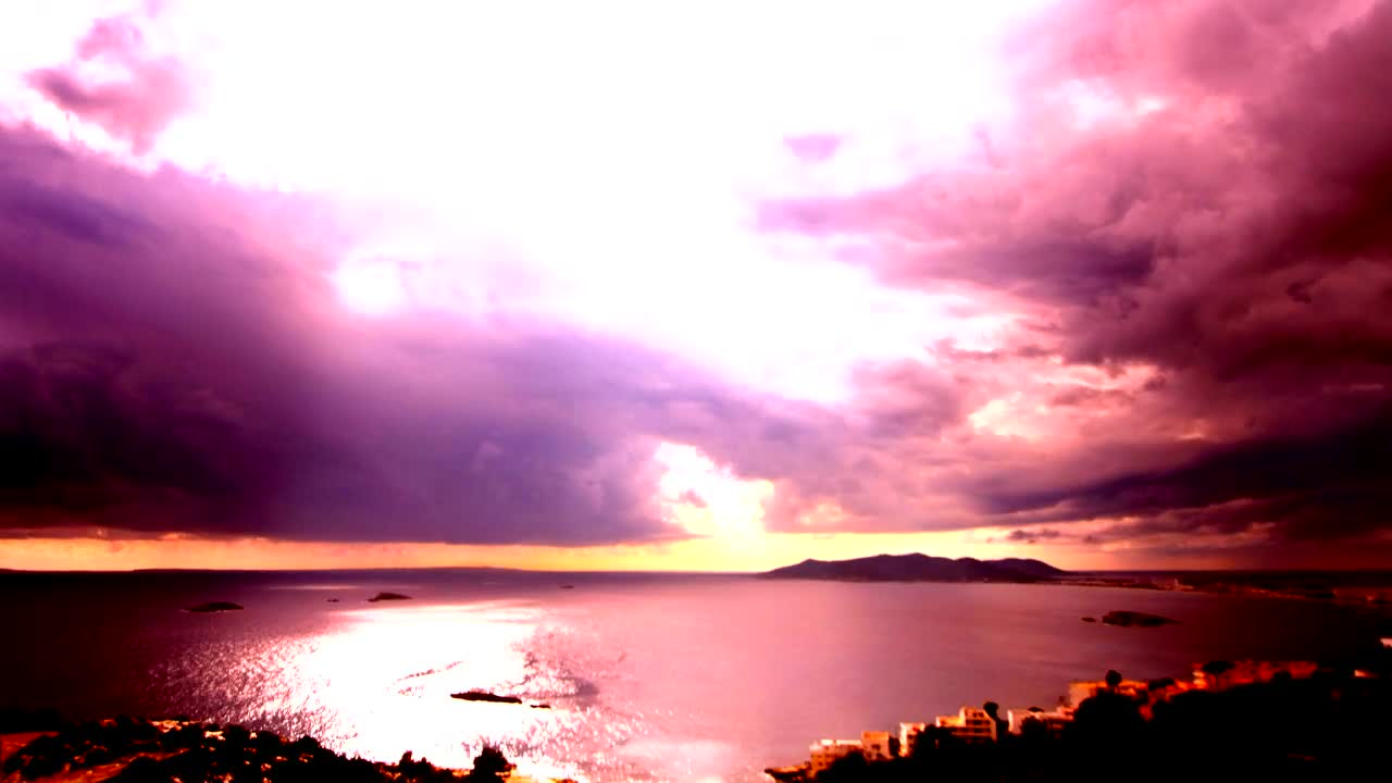 Stock Video A Coast Before The Storm Live Wallpaper for PC