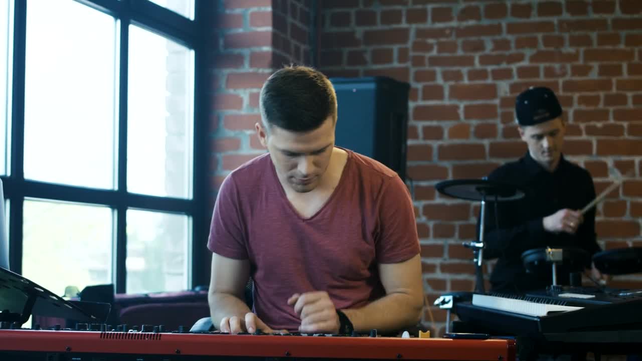 Stock Video A Couple Of Man Playing Instruments Live Wallpaper for PC