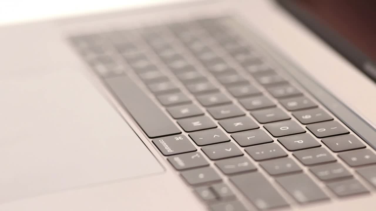 Stock Video A Developer Working With A Laptop Close Up Live Wallpaper for PC