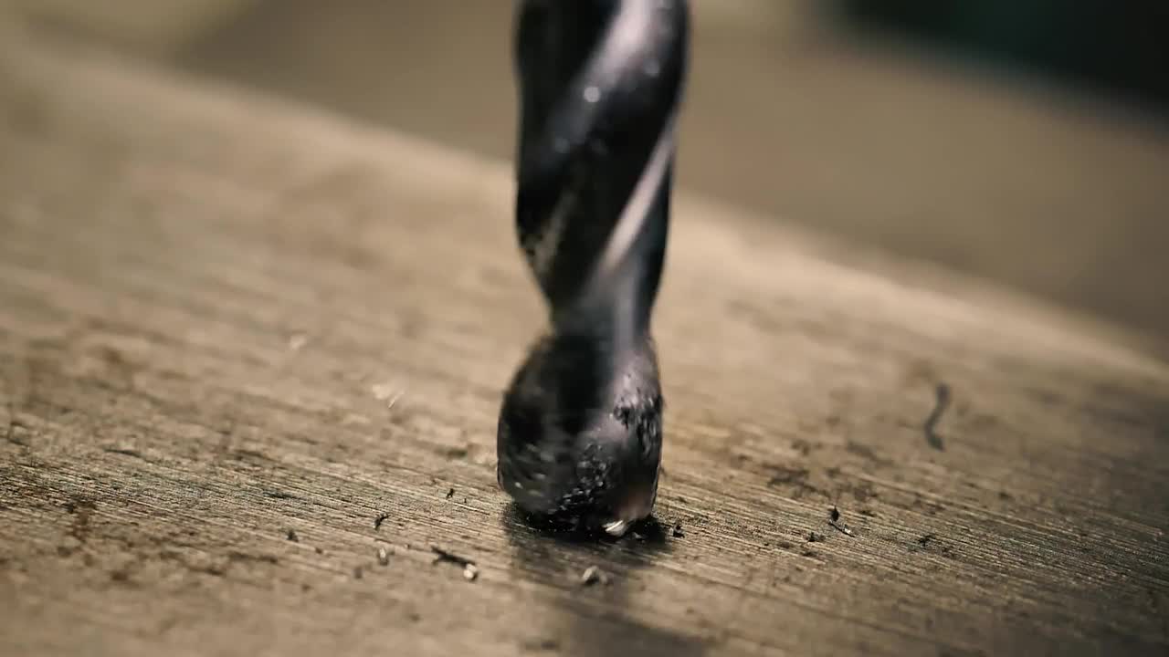 Stock Video A Drill Drilling Steel Live Wallpaper for PC
