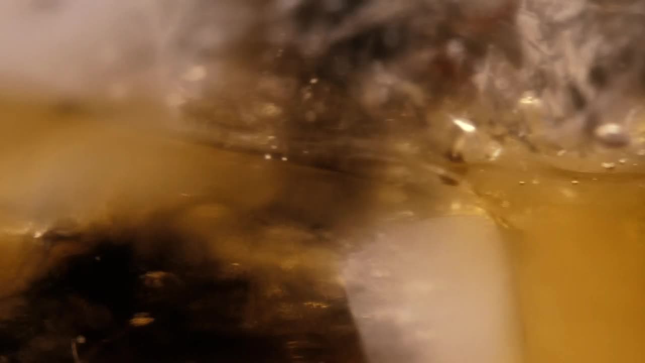 Stock Video A Drink With Ice Closeup Live Wallpaper for PC