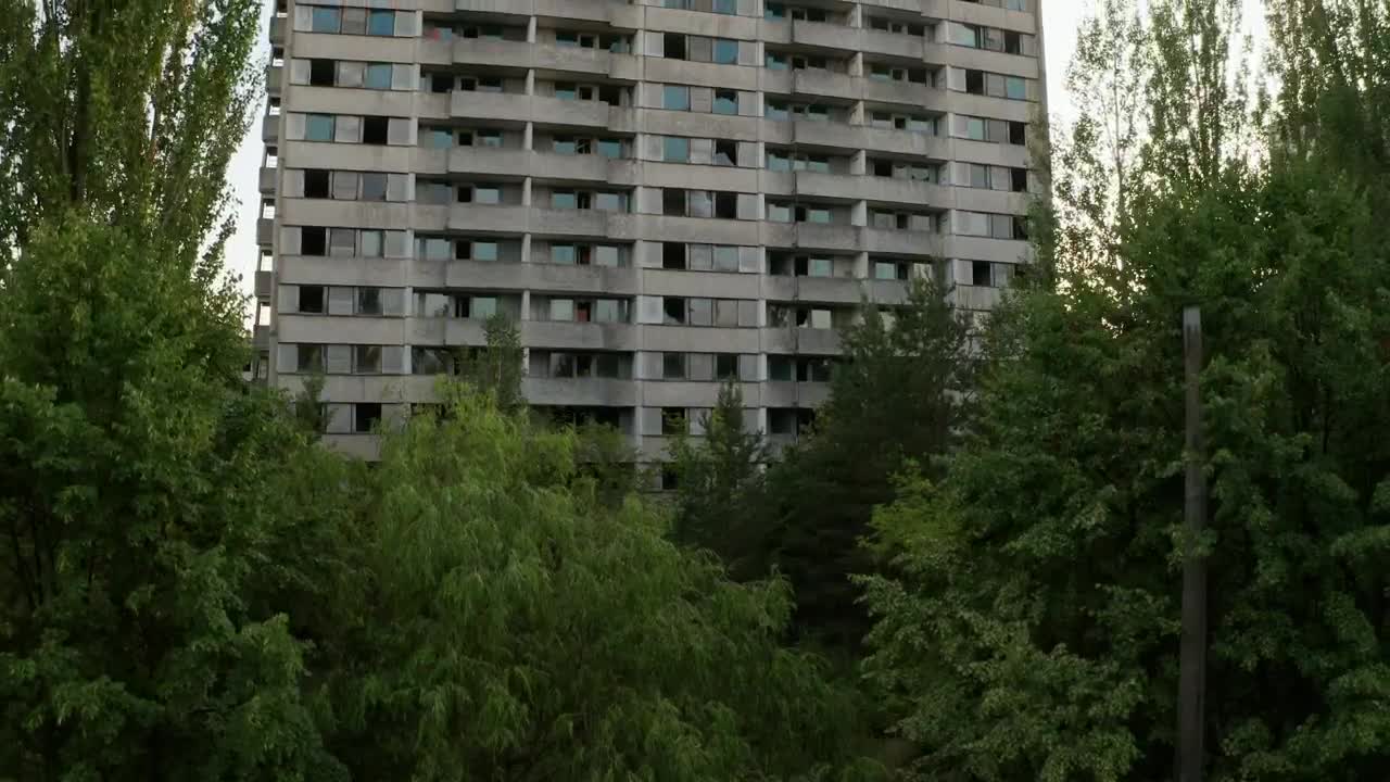 Stock Video Abandoned Building In Pripyat Live Wallpaper for PC