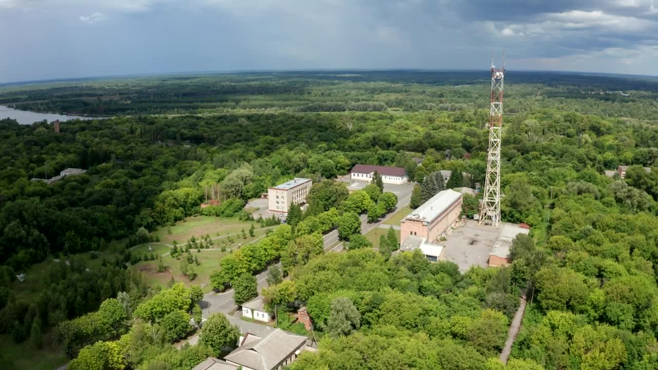 Stock Video Abandoned Communications Tower Live Wallpaper for PC