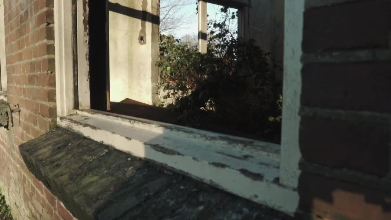 Stock Video Abandoned House With Rubble Inside Live Wallpaper for PC