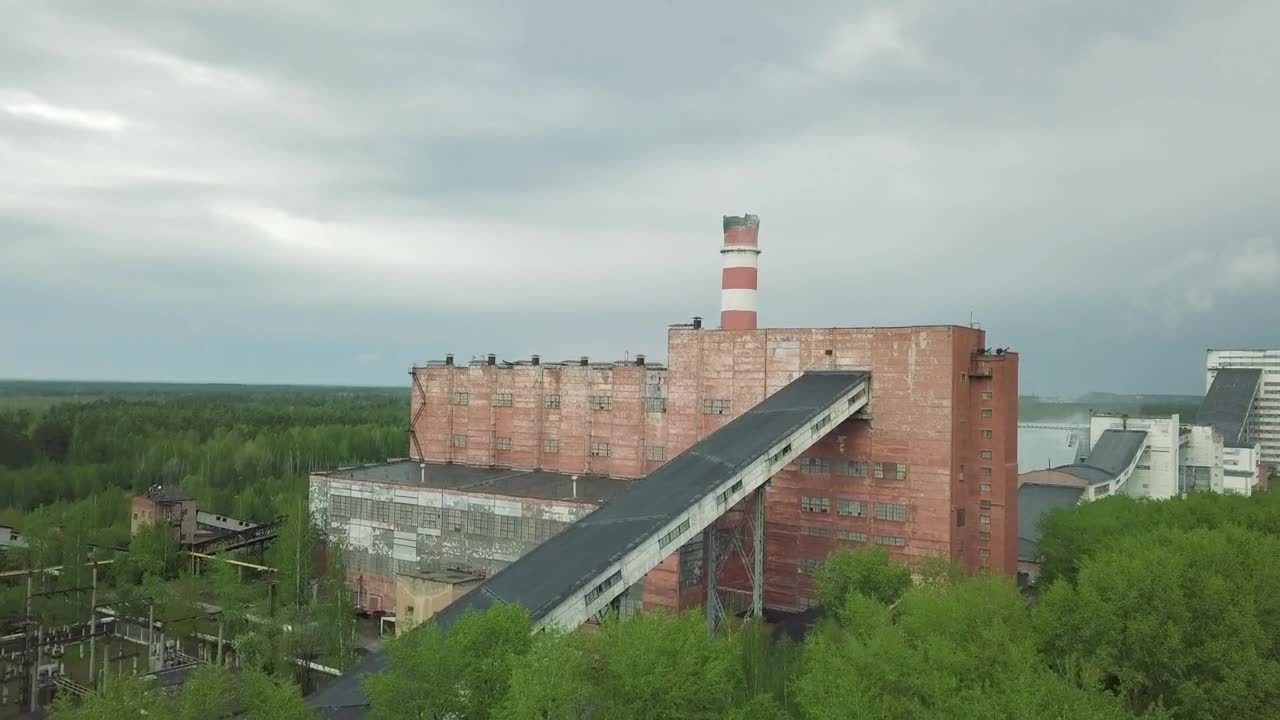 Stock Video Abandoned Industrial Zone Live Wallpaper for PC