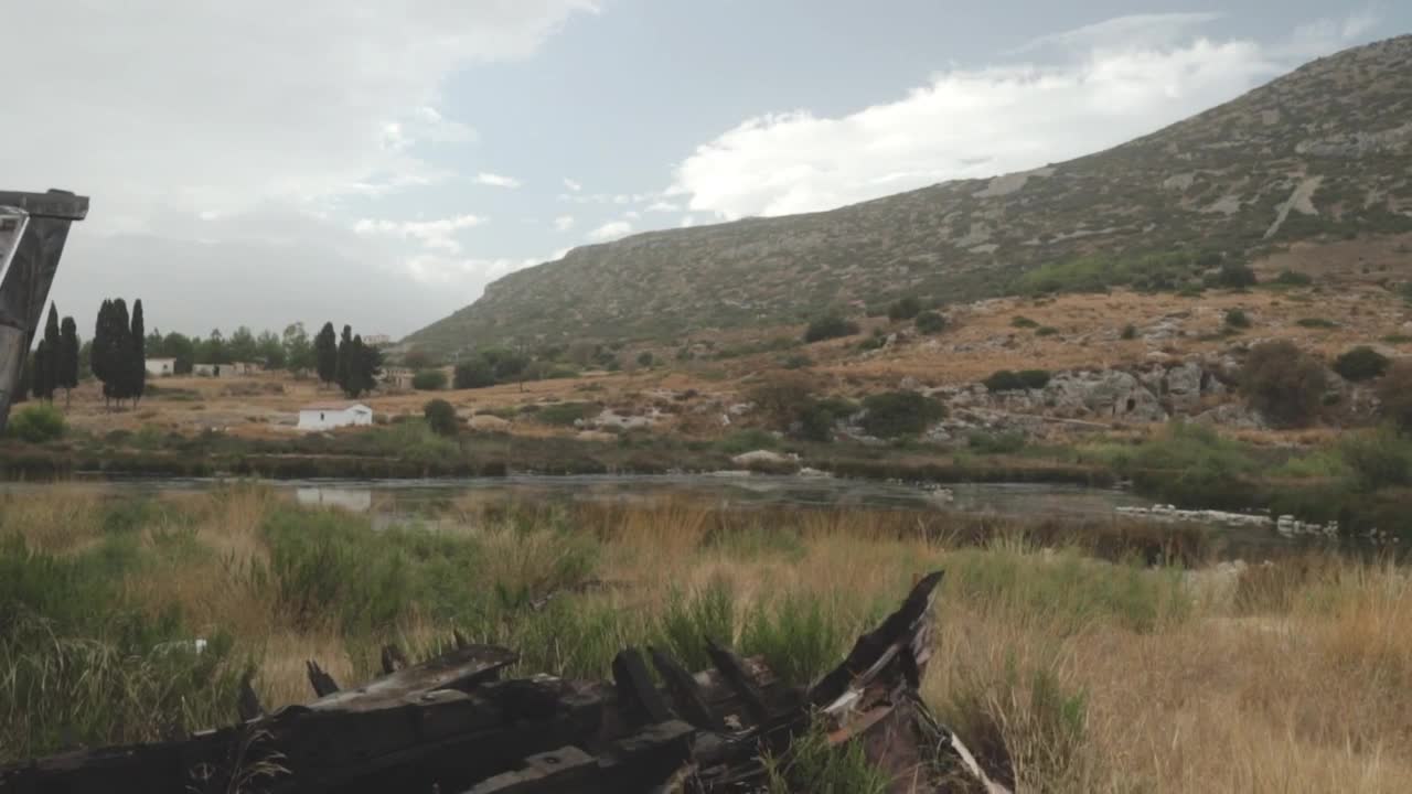 Stock Video Abandoned Wooden Boats Live Wallpaper for PC