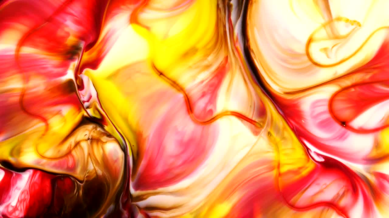 Stock Video Abstract Art With Moving Colored Inks Live Wallpaper for PC