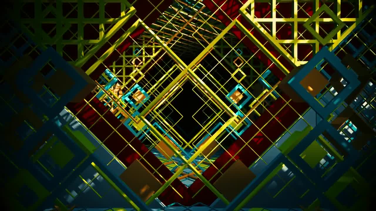 Stock Video Abstract Colored Frames Live Wallpaper for PC