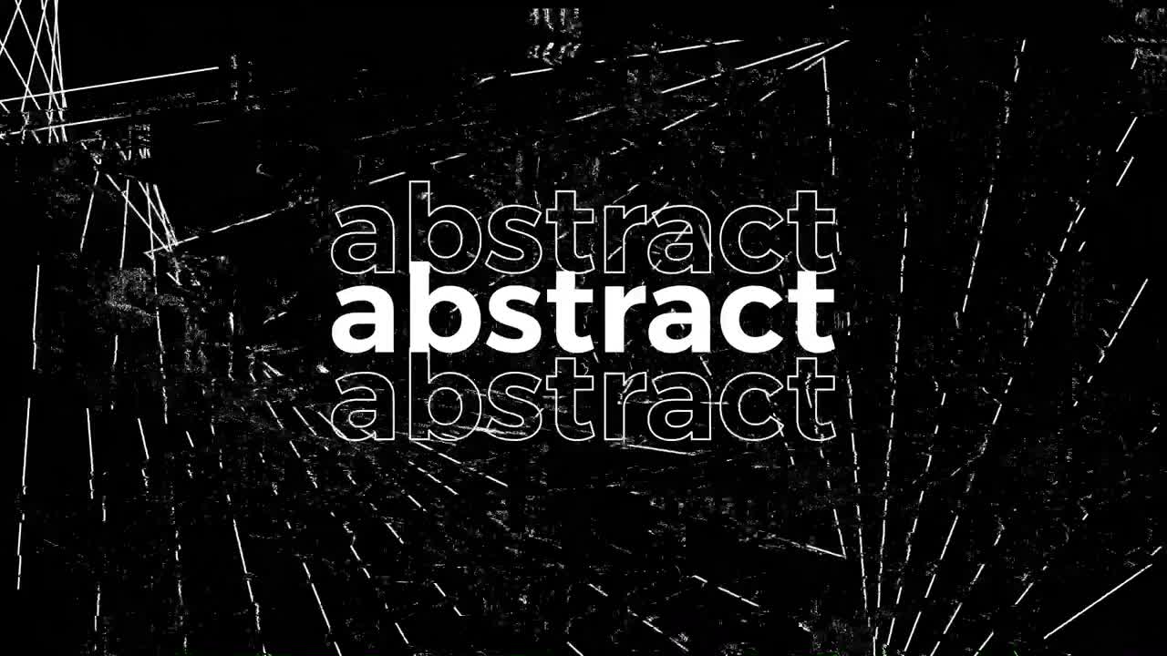 Stock Video Abstract Glitch Title Live Wallpaper for PC