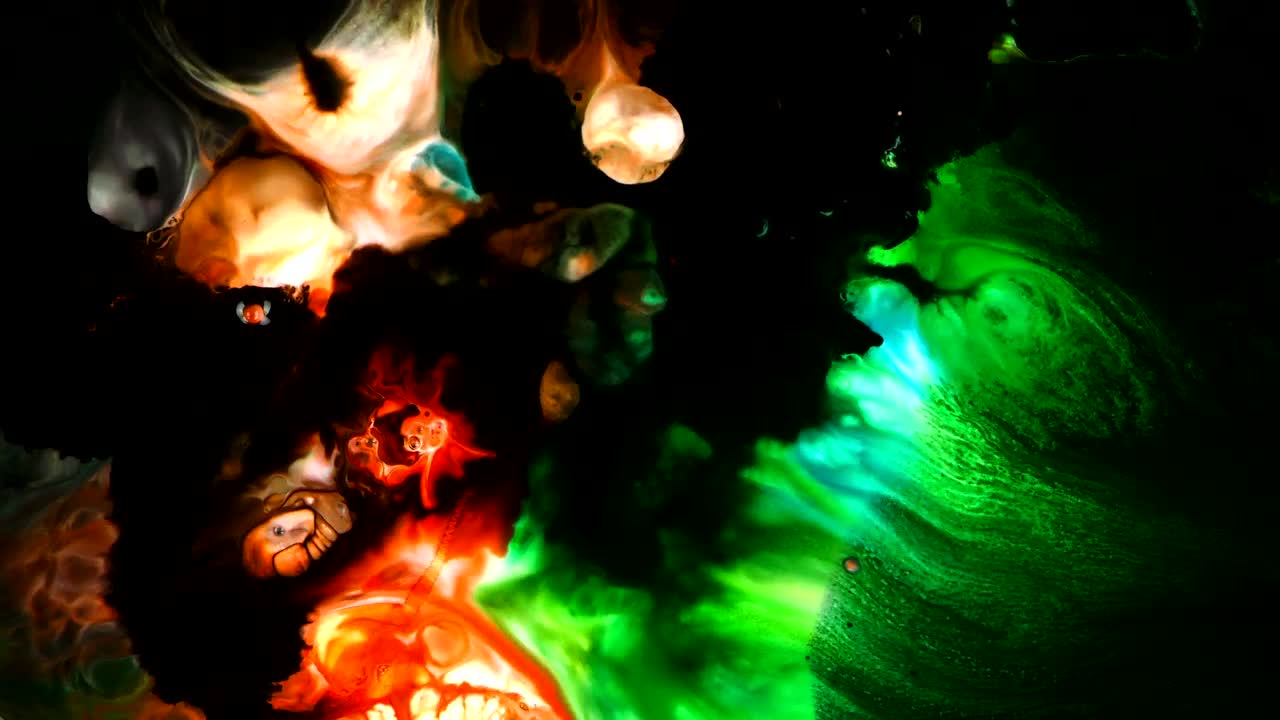 Stock Video Abstract Illusion With Fluorescent Ink Live Wallpaper for PC