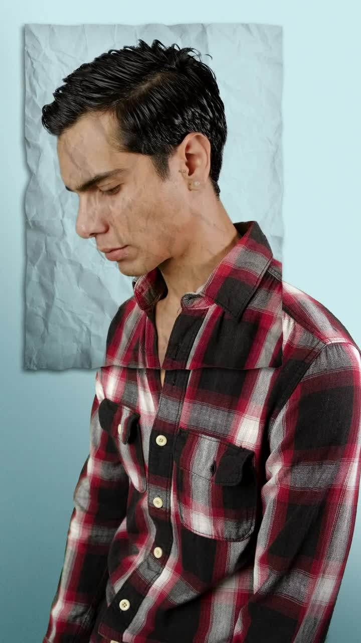 Stock Video Abstract Photograph Of A Man In Motion Live Wallpaper for PC