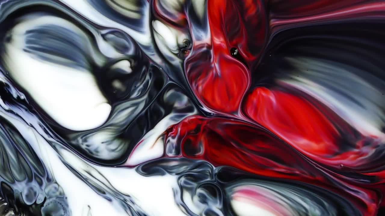 Stock Video Abstract Psychedelic Texture In Motion Red And White Tones Live Wallpaper for PC