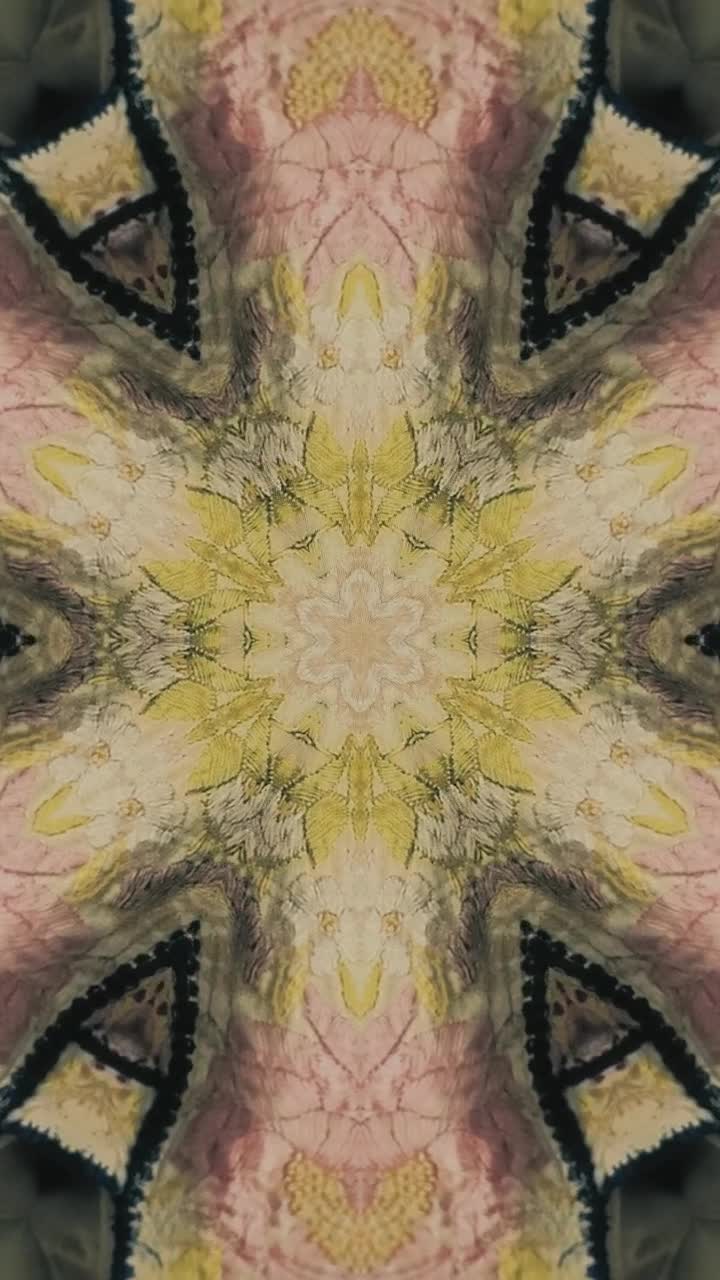 Stock Video Abstract Sequence Of Images In A Kaleidoscope Live Wallpaper for PC