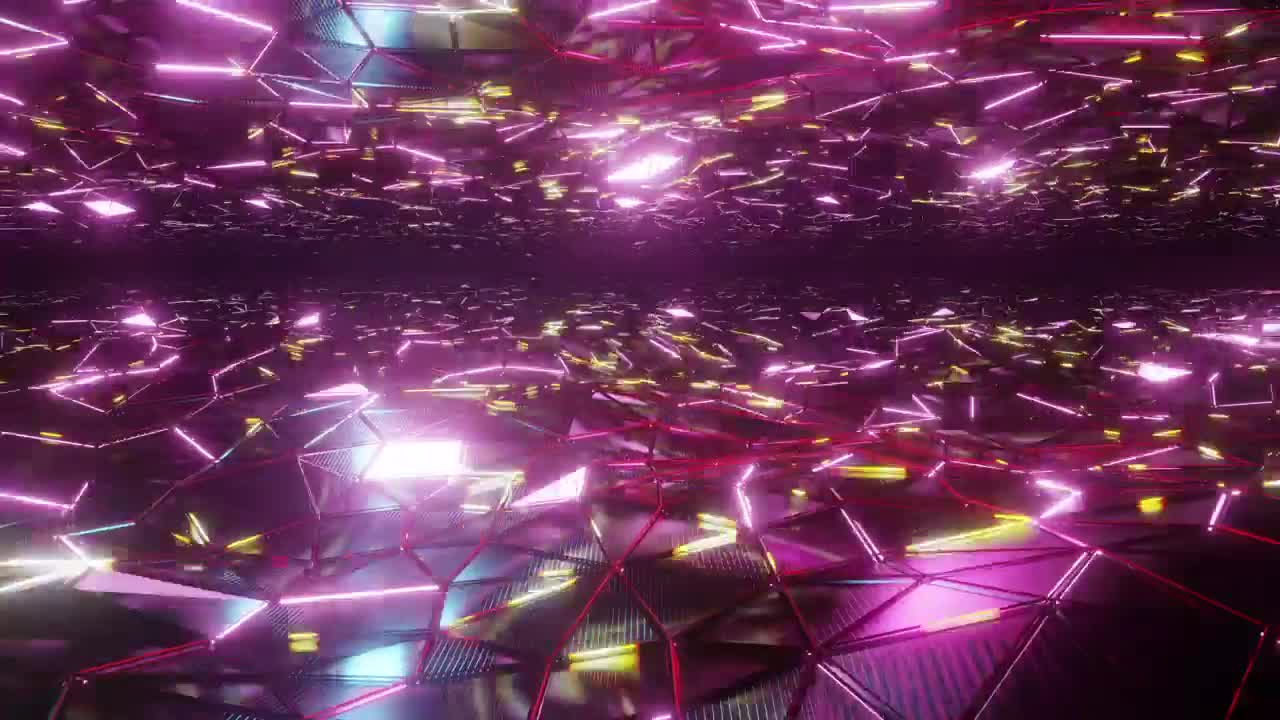 Stock Video Abstract Shiny Mirror Retro Surfaces Loop Video Live Wallpaper for PC