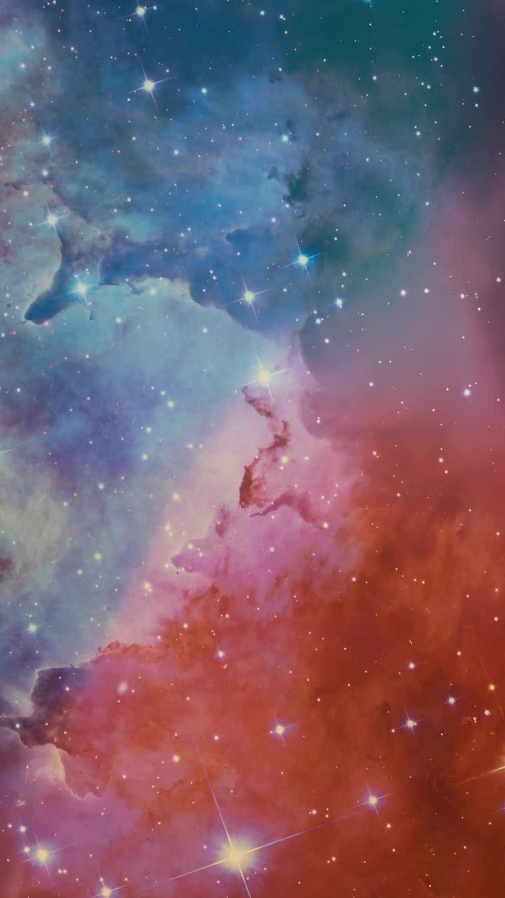 Stock Video Abstract Video Of Space Covered By A Nebula And Stars Live Wallpaper for PC