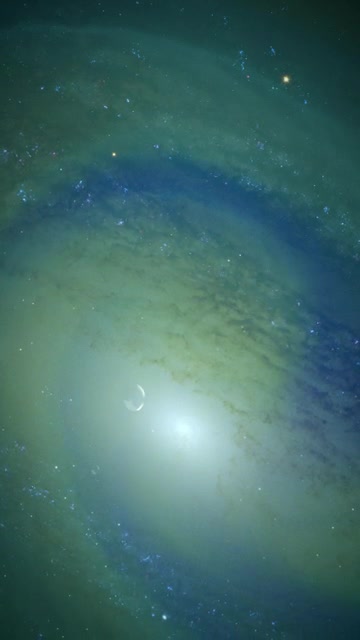 Stock Video Abstract Video Superimposed On A Large Galaxy Live Wallpaper for PC