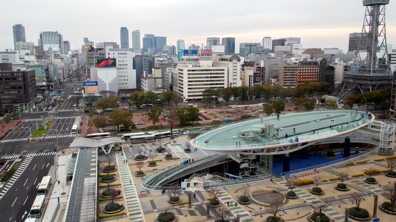Stock Video Activity In A Big City From Above Live Wallpaper for PC