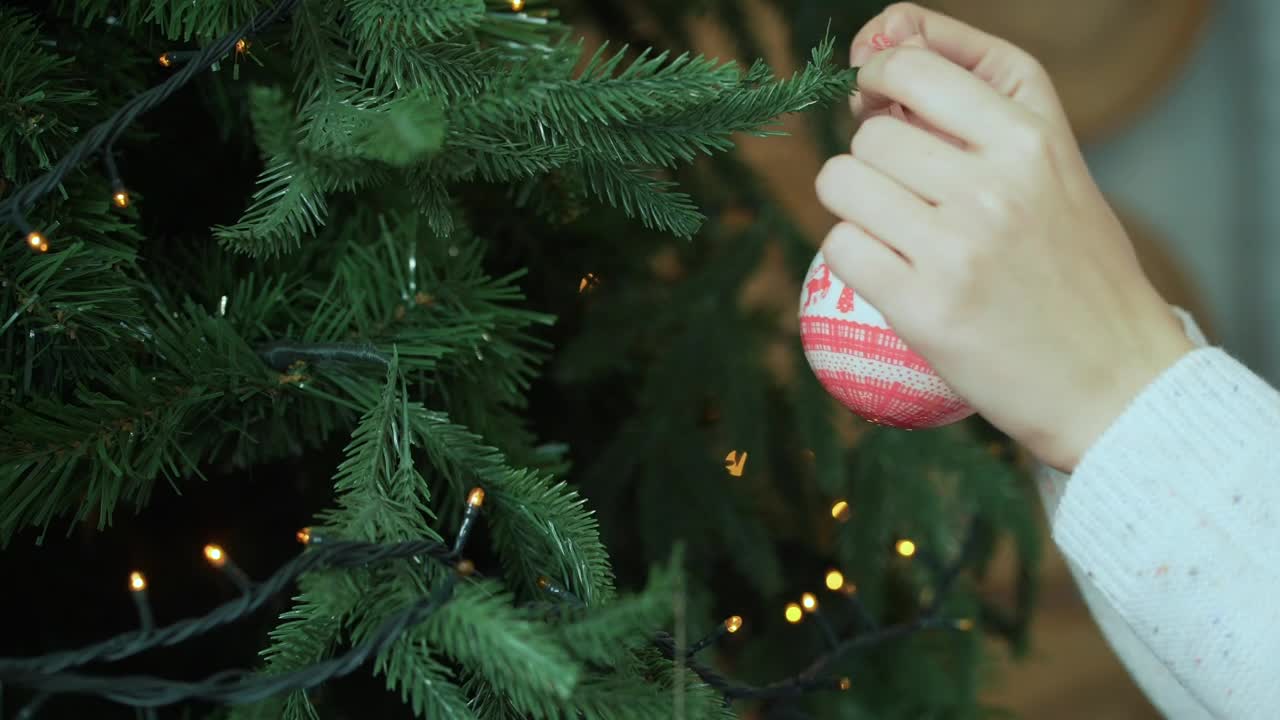 Stock Video Adding Decorations To A Tree Live Wallpaper for PC