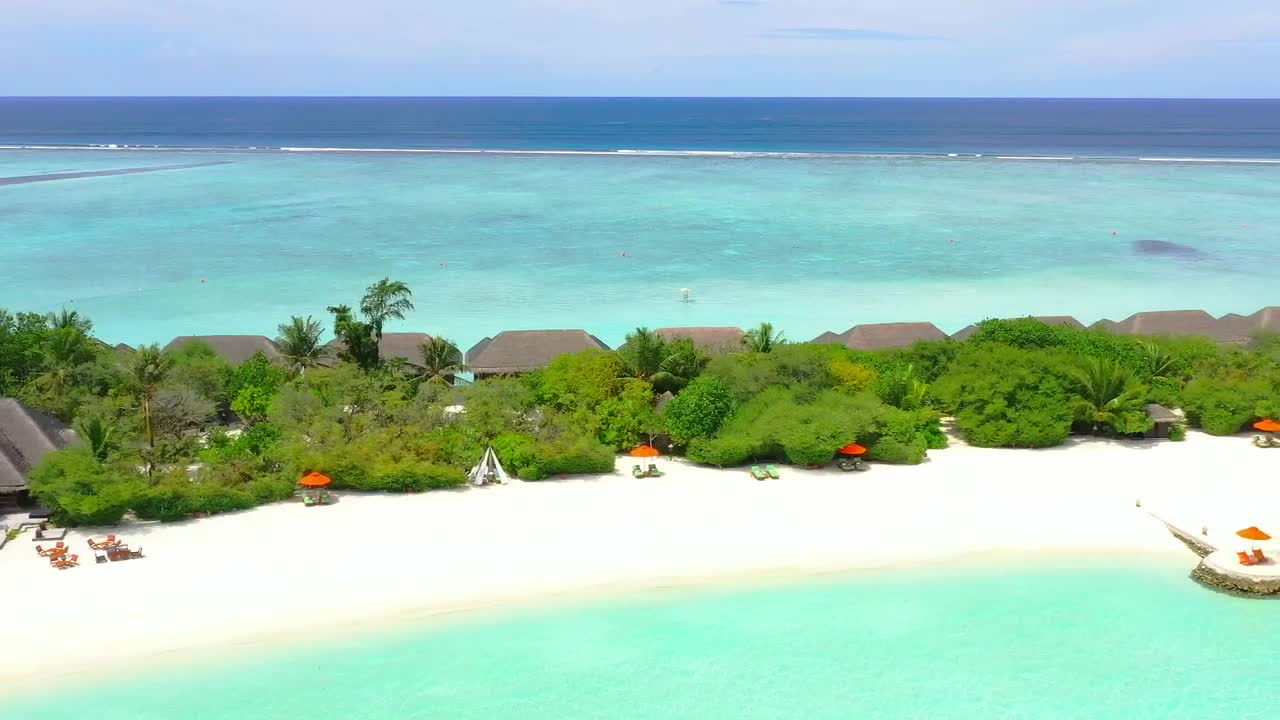 Stock Video Aerial Shot Of Luxury Island Live Wallpaper for PC