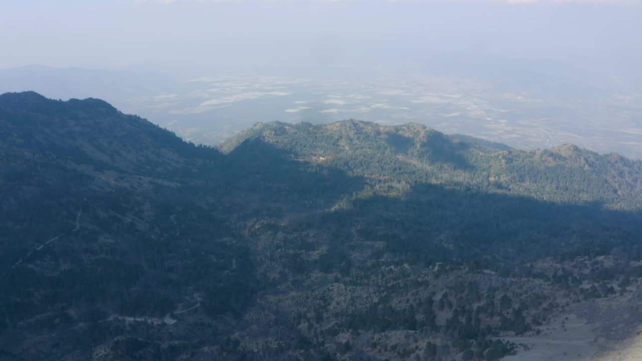 Stock Video Aerial View Of A Forest Covered By Shadow Live Wallpaper for PC