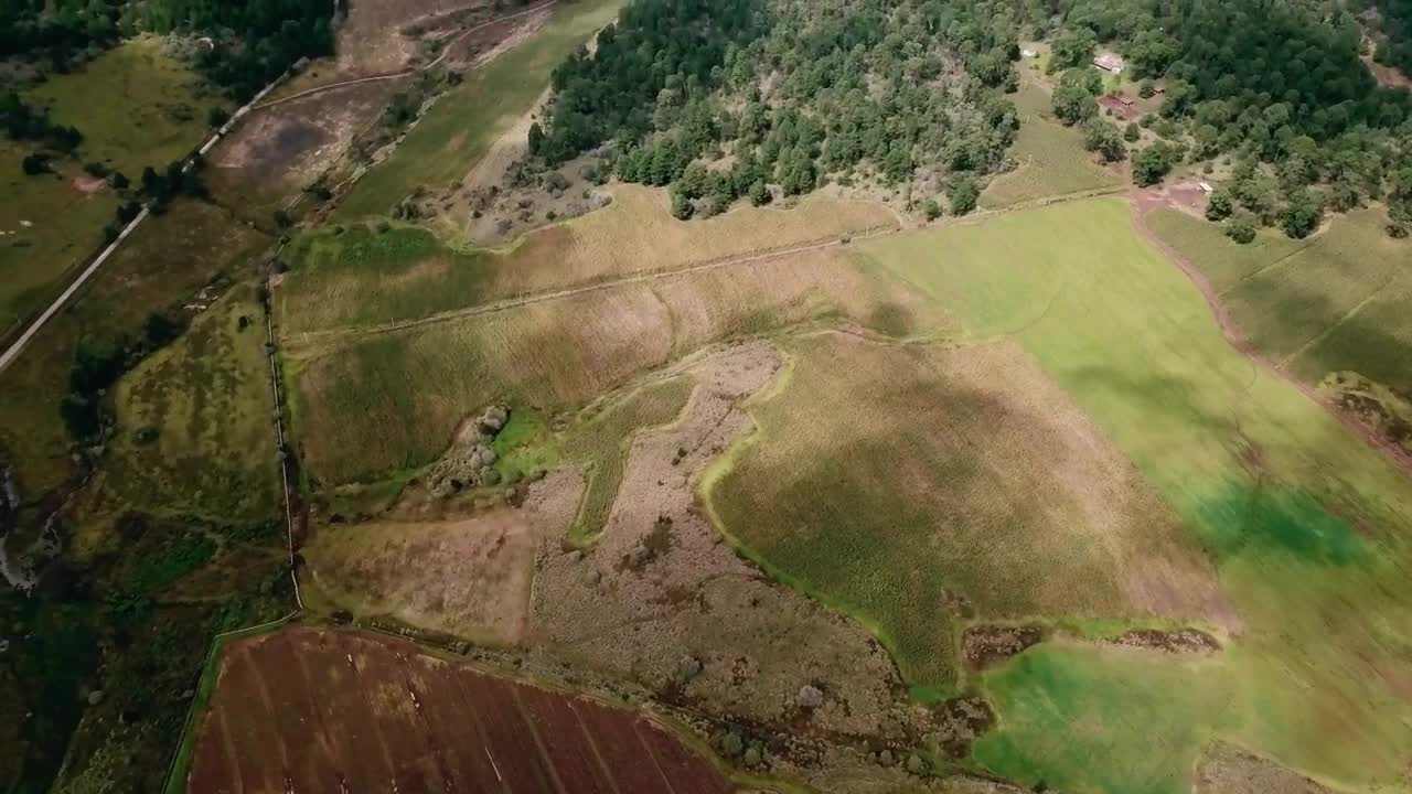 Stock Video Aerial View Of A Forested And Mountainous Landscape Live Wallpaper for PC