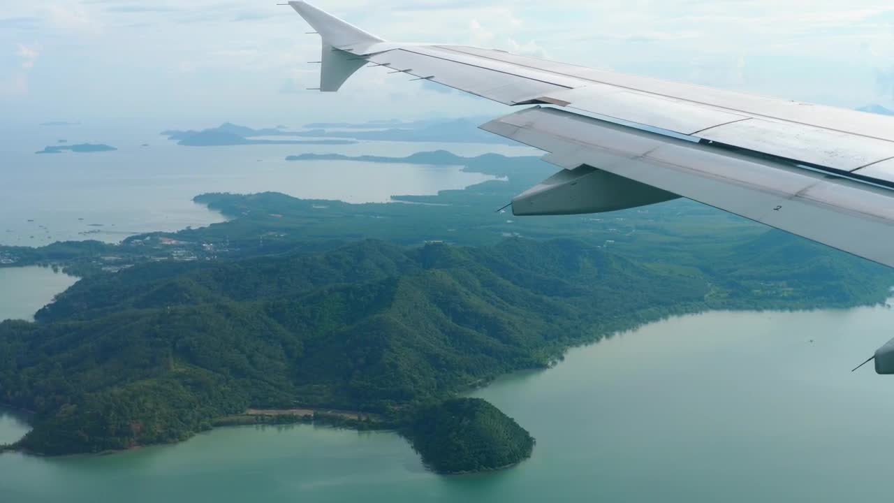 Stock Video Aerial View Of Mountains From The Airplane Live Wallpaper for PC