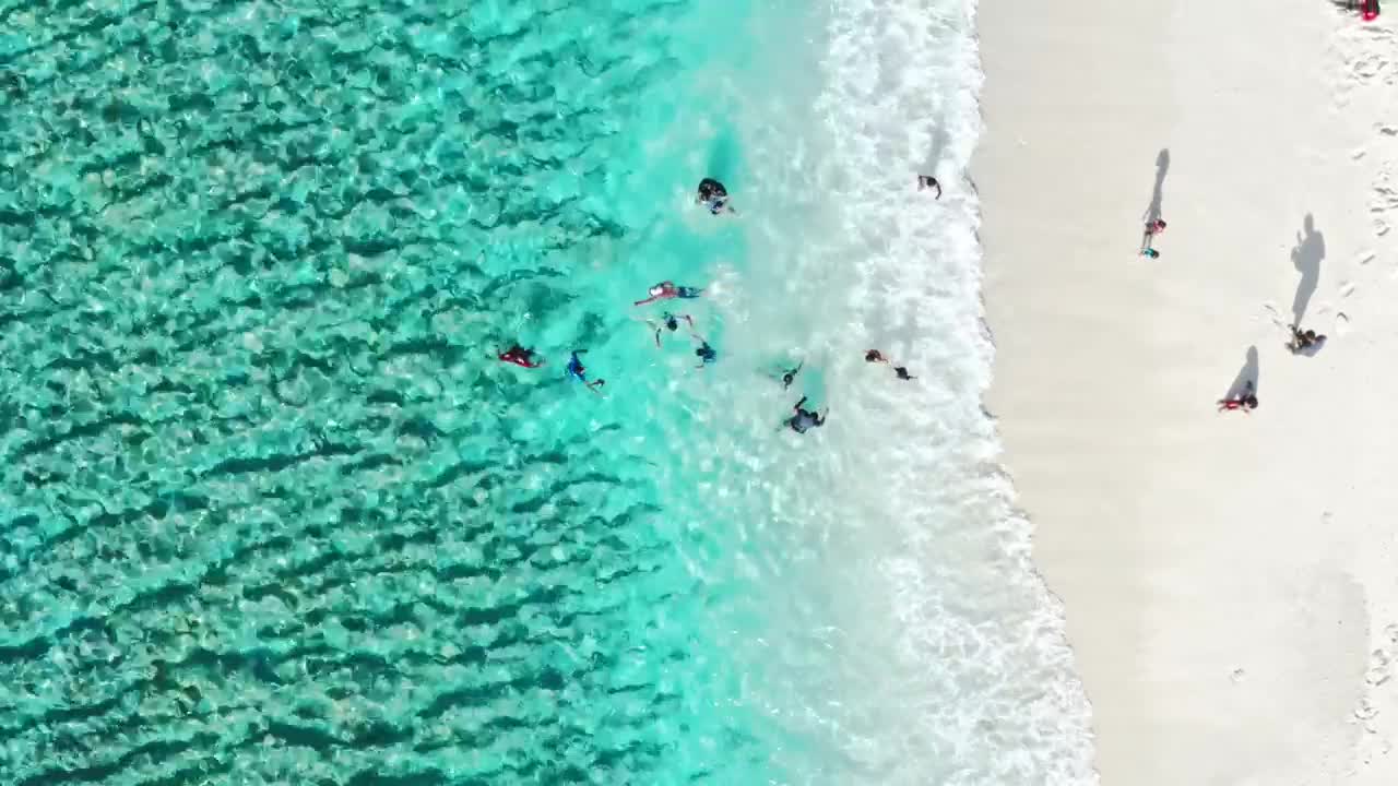 Stock Video Beach Front With Children Playing Live Wallpaper For PC