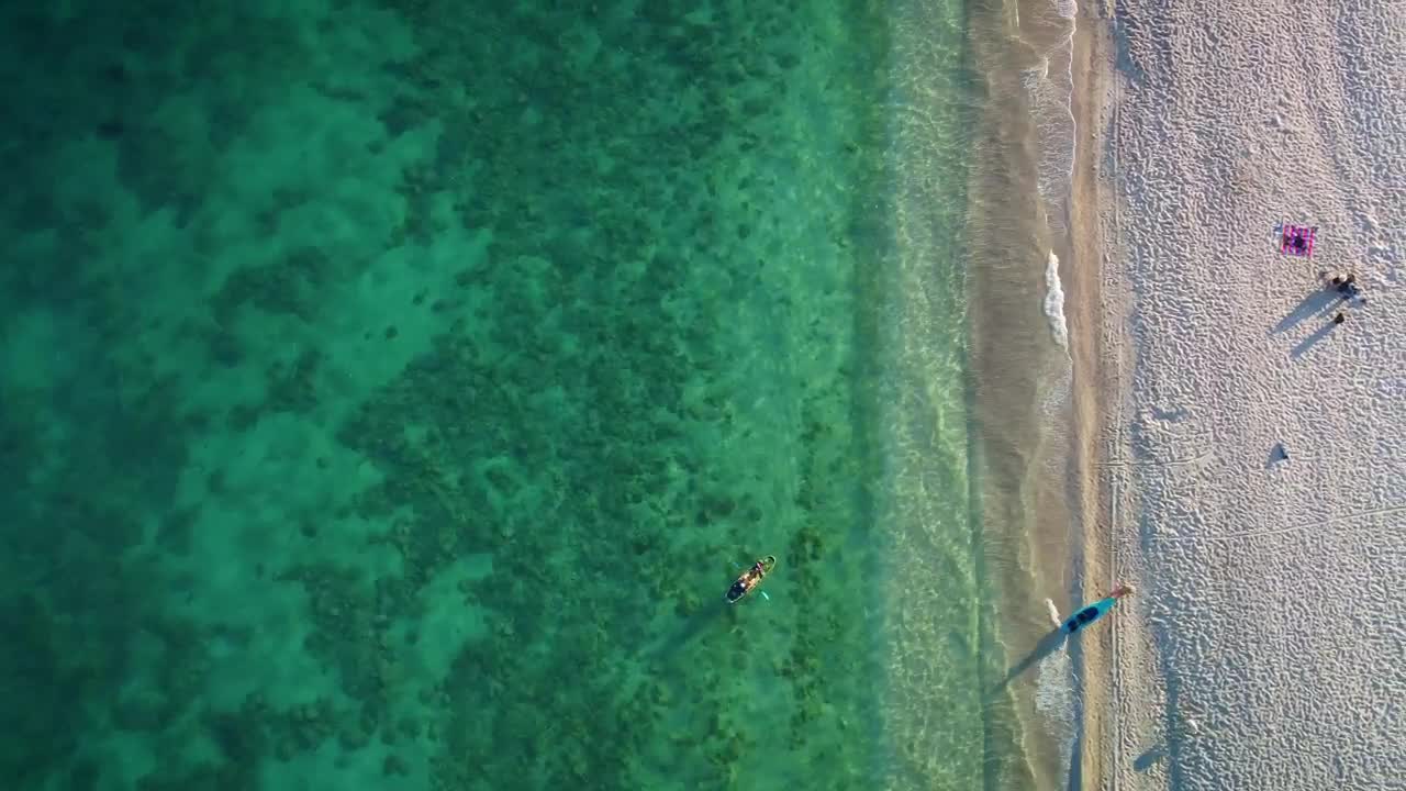 Stock Video Beach And Sea From A Shot High Up In The Live Wallpaper For PC